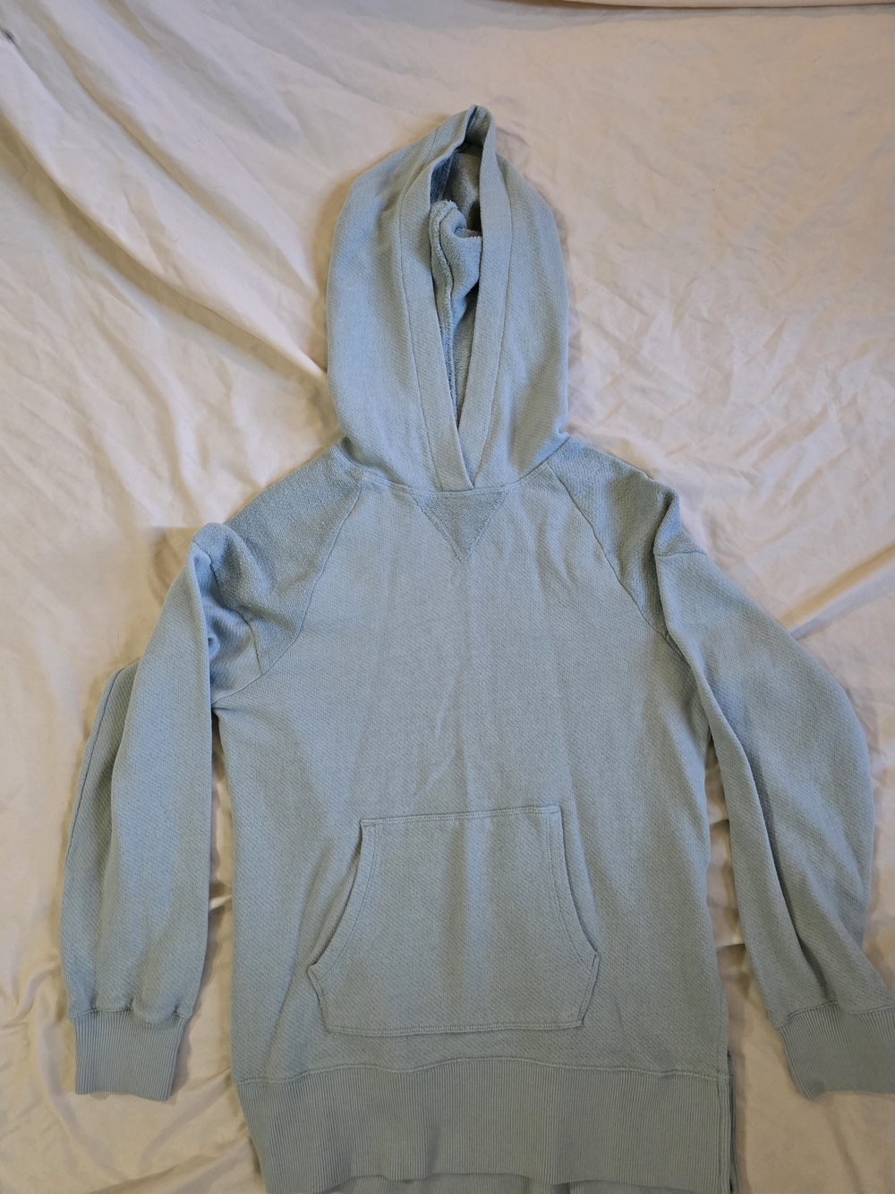 Maurices Light Blue Hooded Pullover